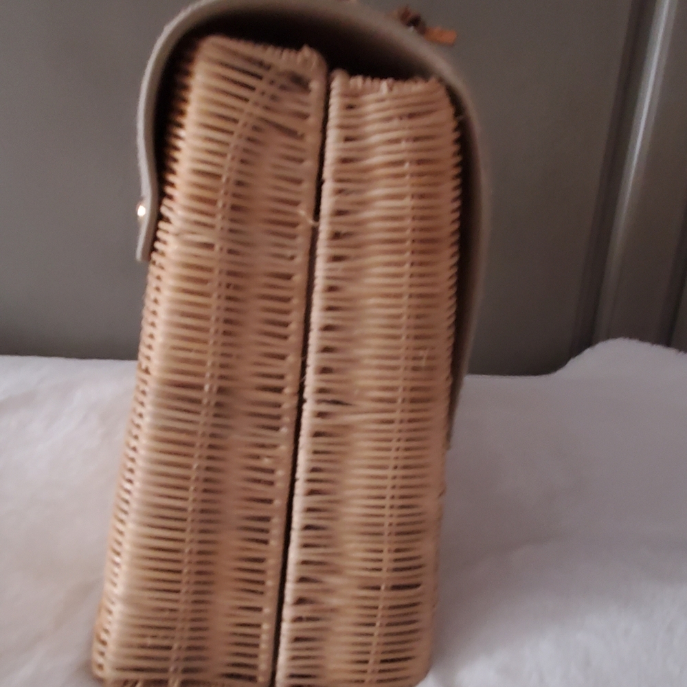 Bellucci Large Straw Bag. View 5